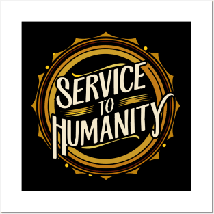 Arise and Render Service to Humanity - Baha'i Faith Posters and Art